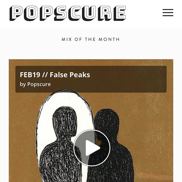 Our FEB19 #PopscureMix comes from our ATL homie @craignotcrack aka False Peaks ⛰⛰ Tune in via link in bio to enjoy some of that lush and melodic #deephouse 🏠🏠